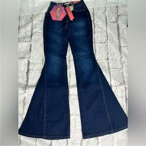 Vibe and Rant must have dark wash flare jeans stretch new with tag size 27